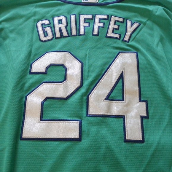 Brand NEW Ken Griffey Jr #24 Seattle Mariners Jersey Men's XL - Picture 7 of 10